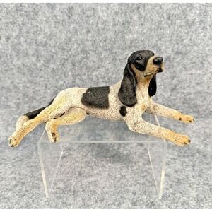 Castagna Coonhound BlueTick Dog Figurine Made In Italy 1988 Resin Retired